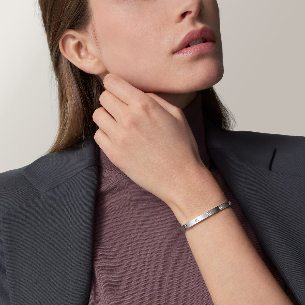 Silver Cartier Bracelet.