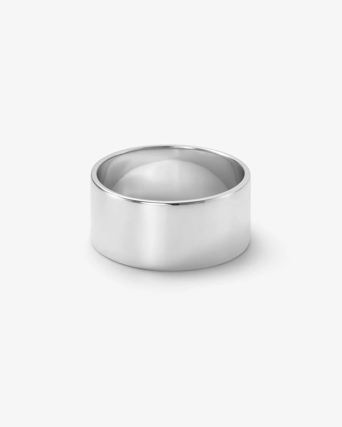 Simple Round Silver Band. 925 Sterling Silver.