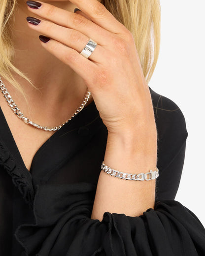 Simple Round Silver Band. 925 Sterling Silver.