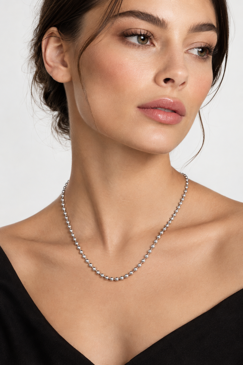 Silver Ball chain