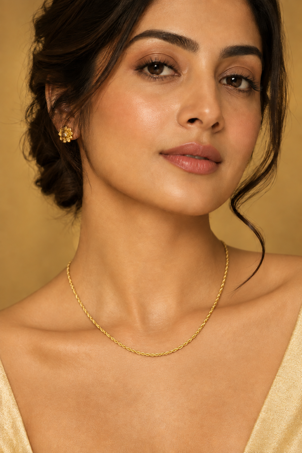 22kt Gold Rope Chain. 916 marked.